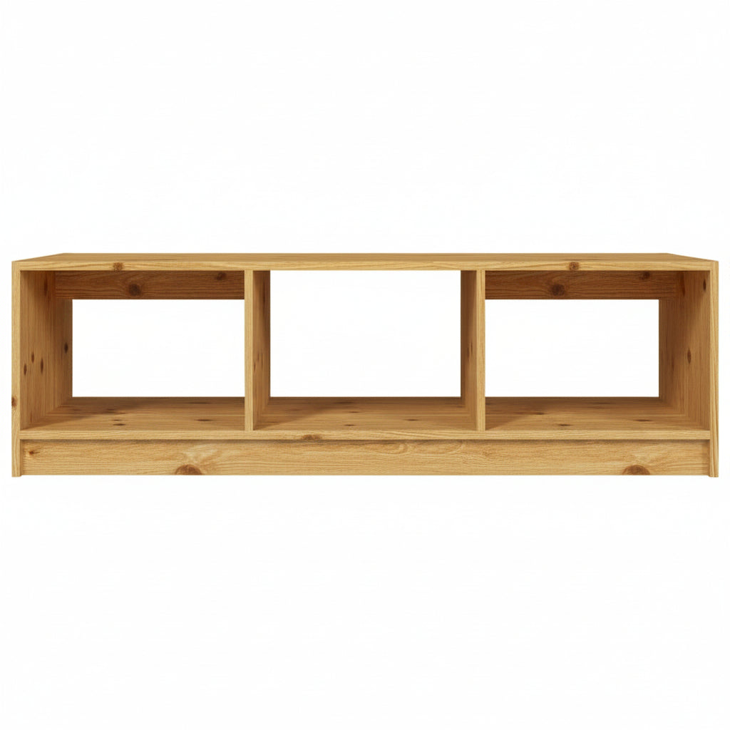 110 cm Solid Pine Wood Coffee Table