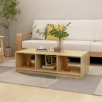 110 cm Solid Pine Wood Coffee Table