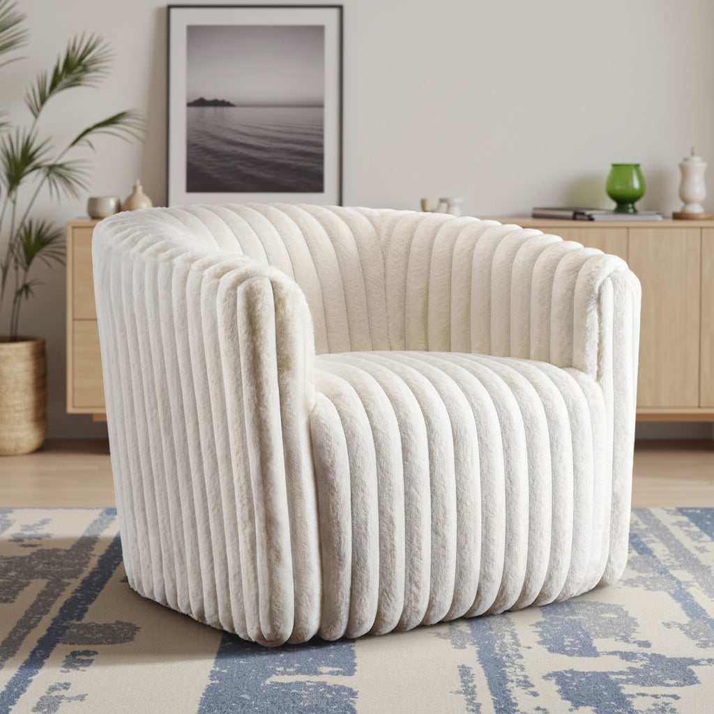 360-Degree Rotating Soft Touch Single Sofa