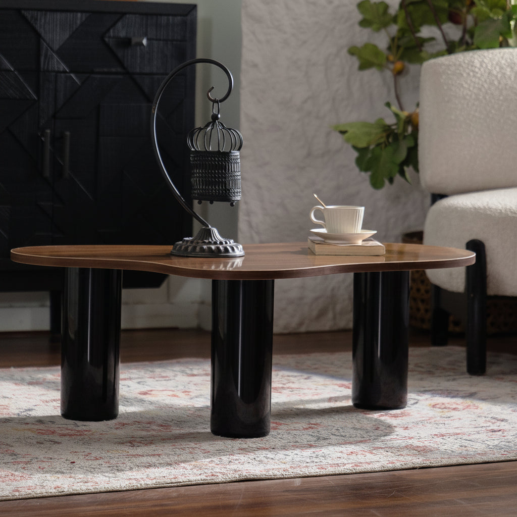 Cloud Coffee Table with Modern Two-Tone Design