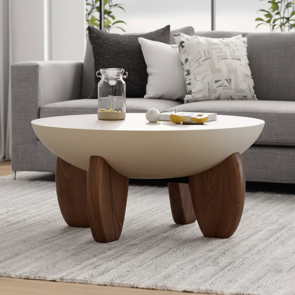 Solid Wood Coffee Table for Living Room Center