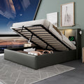 Upholstered 160x200cm Storage Bed with Reading Light